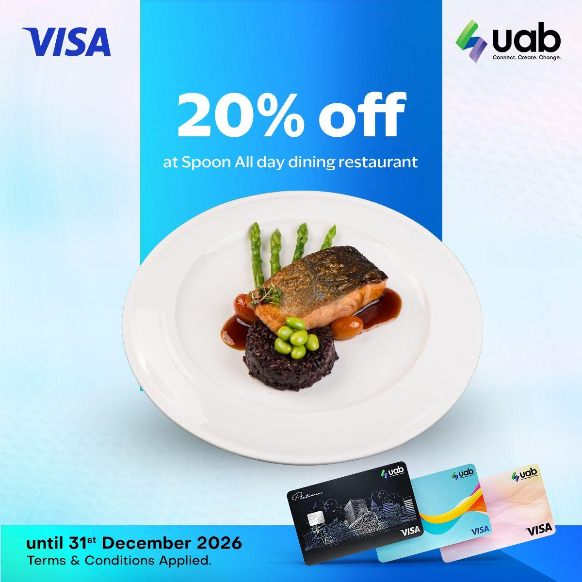 uab Visa Epic Dining Experience Program FY26 – Spoon All day Dining Restaurant 
